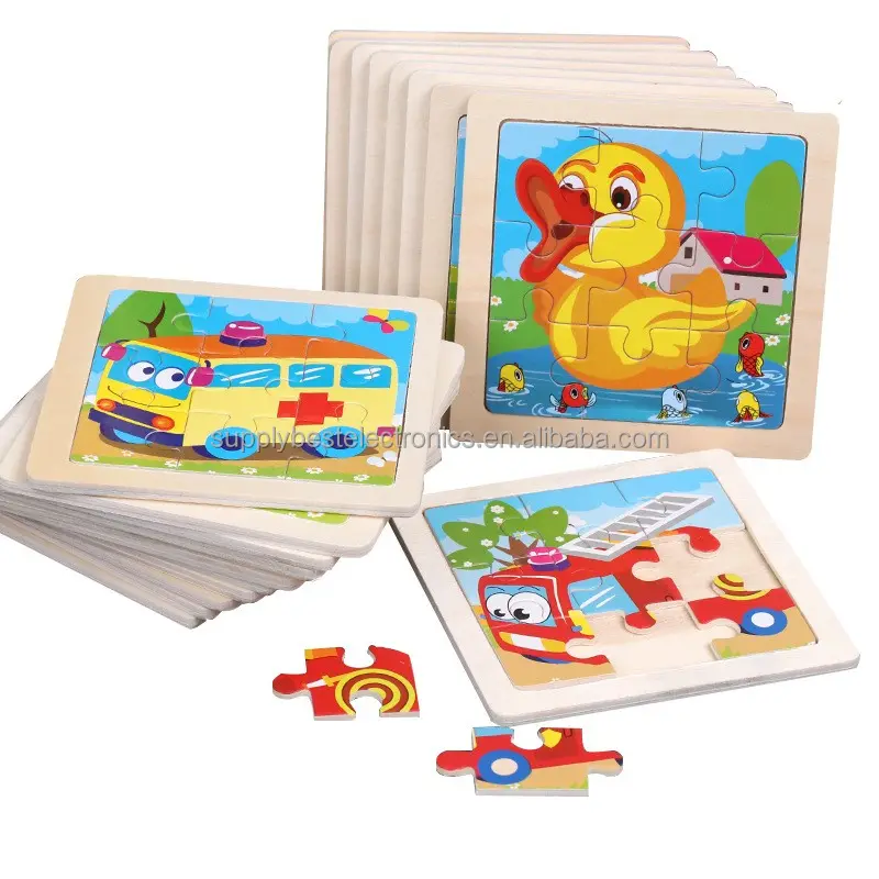 40การออกแบบ2022เด็กไม้ Montessori การศึกษาสัตว์จิ๊กซอว์เกมปริศนาสำหรับเด็กวัยหัดเดินเด็กการเรียนรู้ของเล่น