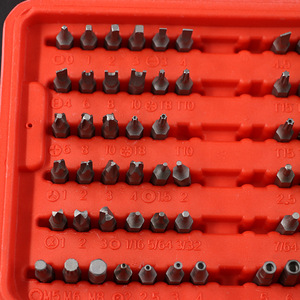 ชุดไขควงจิวชุน 100 ชิ้น หัวเหล็กโครเมียมวาเนเดียม หัวหกเหลี่ยม สำหรับเครื่องมือทดแทน - Product Image 3