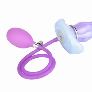 YOCY Unique Silicone Ovipositor <b>Dildo</b> With Eggs Fantasy Monster Cock air Pump Push Hollow <b>Dildo</b> Laying Egg Ovipositor <b>Dildo</b> - Product Image 2