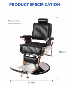 Silla de barbero duradera para hombre silla de barbero reclinable para barbería - Product Image 5