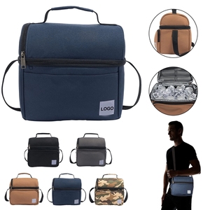Durable Fully-Insulated <b>Lunch</b> <b>Box</b> Stylish <b>Compartment</b> Cooler Bag - Product Image 1