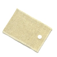 Pochette à bijoux en coton et lin naturel personnalisée, écologique, à boutons pression, avec logo, très vendue