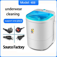 Machine à laver et à sécher les vêtements pour bébé, 4,5 kg, mini, portable, semi-automatique, fournitures de blanchisserie, vente chaude