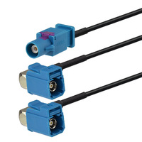 Fakra Cable FAKRA VW Seat Skoda RCD RNS 510 310 315 adaptateur d'antenne radio diviseur antenne Radio automatique