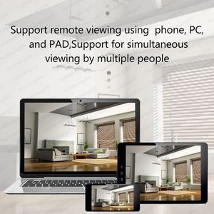 Caméra de surveillance vidéo sans fil Yoosee HD 6MP WiFi IP à double objectif et double écran, moniteur bébé PTZ avec suivi automatique pour la maison - Product Image 3