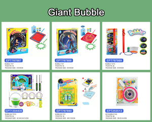 Kit de baguettes à bulles géantes EPT pour activités de plein air, solution professionnelle pour la création de bulles, grand outil à bulles pour enfants - Product Image 5