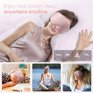 Máscara de Ojos Contorneada 3D de Lujo con Logotipo Privado Personalizado para Extensión de Pestañas, Máscara de Dormir Nocturna - Product Image 5