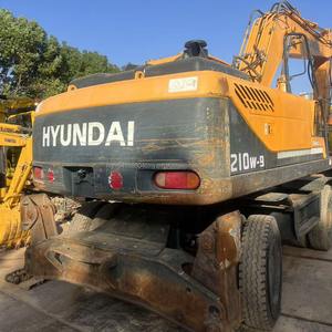 Excavadora de ruedas hidráulica Hyundai 210w-9 Excavadora de ruedas Hyundai 210 210W 210W-9 - Product Image 1