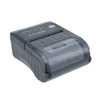 Mini impresora térmica de recibos, dispositivo portátil recargable con puerto USB BT, inalámbrico, 58mm