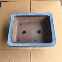 Pot à bonsaï Yixing en argile émaillée fait main, best-seller, avec double cuisson au four