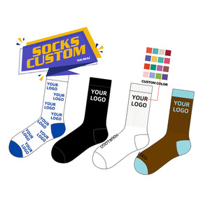 Conception GRATUITE, PAS DE QUANTITÉ MINIMALE DE COMMANDE, OEM, Créez vos propres <span class=keywords><strong>chaussettes</strong></span> à marque privée, <span class=keywords><strong>Chaussettes</strong></span> <span class=keywords><strong>personnalisées</strong></span> à la mode - Product Image 1