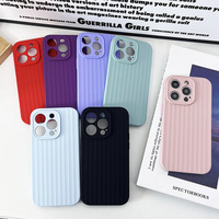 Coque de téléphone en silicone liquide mat à motif animal pour 16 Pro et 16 avec protection coussin d'air