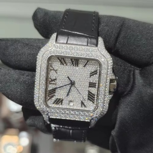 Bust Down Hip Hop Iced Out <b>Diamond</b> <b>Watches</b> Automatic Mechanical VVS Moissanite <b>Watch</b> Past <b>Diamond</b> Tester - Product Image 6