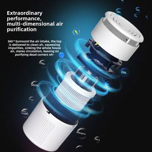 Produits Maison Intelligente : Purificateur d'Air Domestique, Idéal Cadeau Transfrontalier, Élimination de la Fumée Secondaire et des PM2.5, Vente en Gros Fabricant - Product Image 6
