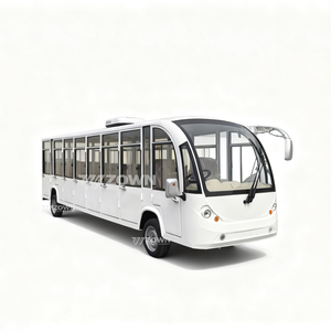 รถบัสไฟฟ้าชมวิว 23 ที่นั่ง ขายดี รถรับส่ง รถทัวร์ รถบัสไฟฟ้าสีขาวสำหรับชมวิว - Product Image 1