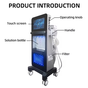 Nouvelle machine de microdermabrasion Hydro Diamond 17 en 1 pour soins du visage, machine de beauté faciale <span class=keywords><strong>Aqua</strong></span> Hydro Oxygan - Product Image 3