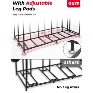 JH-Mech-Support de rangement <span class=keywords><strong>pour</strong></span> le football, 3 largeurs, réglable, <span class=keywords><strong>pour</strong></span> le stationnement des scooters, 4 vélos - Product Image 4