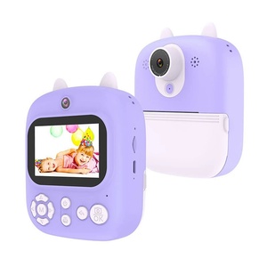 P2 Kinder Sofort druck kamera Cartoon Thermal Inkless Print Kamera HD Dual Digital kamera Handy Computer Übertragung - Product Image 1