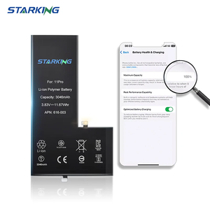 Vente en gros 100% Batteries de téléphone compatibles santé pour <span class=keywords><strong>iPhone</strong></span> 6 7 <span class=keywords><strong>8</strong></span> <span class=keywords><strong>Plus</strong></span> X XR XS 11 Pro Max 12 13 14 15-Tous les modèles 0 Cycle MSDS - Product Image 1