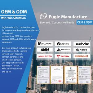 Fugle Q18 AI OWS Auriculares deportivos Cancelación de ruido TWS Auriculares Pantalla digital Batería para ciclismo Auriculares con clip para la oreja - Product Image 4