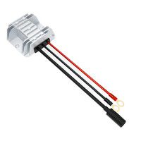 Convertisseur DC-DC élévateur 12V 24V vers 30V 3.5A en alliage d'aluminium, sortie stable 105W, borne annulaire pour voiture, Starlink Mini, OEM personnalisé