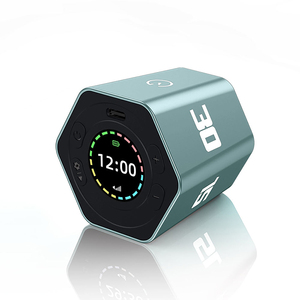 Minuteur Pomodoro <span class=keywords><strong>Cube</strong></span> LED Silencieux pour Cuisine, Compte à Rebours Beauté, Sport, Apprentissage, Rappel, Minuteur Numérique Visuel de Bureau à Capteur de Gravité - Product Image 5