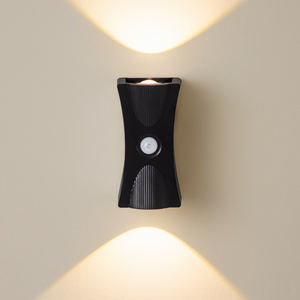 Morden โคมไฟแม่เหล็กติดผนังแบบนอร์ดิก, โคมไฟติดผนังชาร์จไฟได้มีเซ็นเซอร์ตรวจจับการเคลื่อนไหวแบบนอร์ดิกแบบไร้สายมีช่องเสียบ USB ตกแต่งบ้านอัจฉริยะข้างเตียงในร่มไฟกลางคืน - Product Image 2