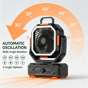 Ventilateur de table économique orange, ventilateur de table électrique mignon pour la maison, ventilateur de table extérieur pour le bureau - Product Image 6