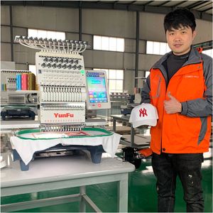 Máquina de Bordar Automática de Una Cabeza de Alta Calidad en Oferta, Máquina de Bordar Computarizada Industrial de 12/15 Agujas Personalizada - Product Image 6