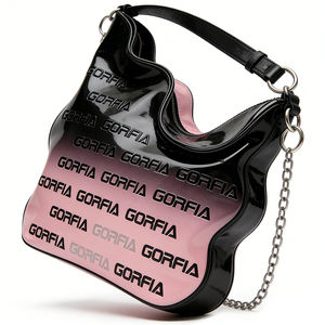 Borse a Spalla da Donna di Alta Qualità con Finitura Lucida Sfumata e Manico Superiore, Borse Moda di Lusso per Signore - Product Image 1