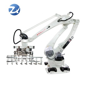 Auto Robot Palletizer 1000bags Automatic Pallet Stacking Robotic Wood Pellets Rice <b>Seed</b> Bags Palletizing System Robot Palletizin - Product Image 3