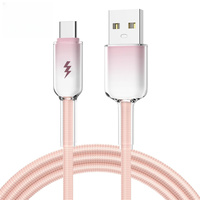 Kabel Data USB-A ke Type-C Grosir 1M 3A 60W PD Pengisian Cepat Cocok untuk iPhone 16 17 untuk Xiaomi untuk Samsung