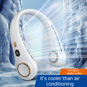 Velocidad DE TRABAJO silenciosa recargable Práctico al aire libre Compacto y ligero Refrigeración Viaje Ventilador de ángulo ajustable Turbo Ventilador plegable enfriador - Product Image 5