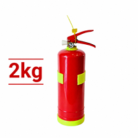 Extincteur à poudre chimique sèche ABC de 2 kg, équipement de lutte contre l'incendie portable, fourni par l'usine