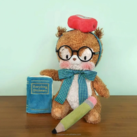 Peluche Bobonuts Showa Bobo Tower Ours en peluche, jouet de confort pour enfants, cadeau pour petite amie, rembourrage en coton court