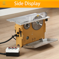 Scie WT20, utilisation en bricolage, ensemble de scie de table, ensemble d'établi pour le travail du bois, scie de table pliable, petite scie de table 2 en 1, scie électrique à levage