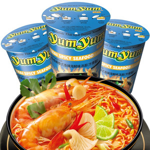 บะหมี่กึ่งสำเร็จรูป ยี่ห้อหยางหยาง รสต้มยำกุ้ง รสเผ็ด - Product Image 3