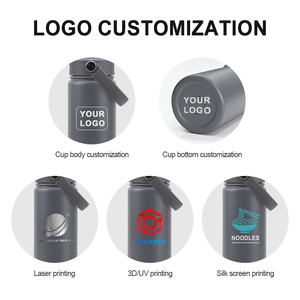 Botella de agua de acero inoxidable para deportes al aire libre con logotipo personalizado - Product Image 3