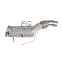 Tubo de Escape Deportivo de Alto Flujo con Protección Térmica de Acero Inoxidable para BMW X5 G05 X6 G06 X7 G07 2024+ Personalizado de Fábrica