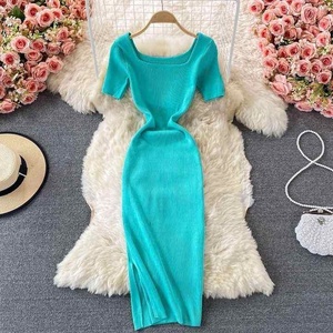 Vestido de mujer de gama alta con cuello cuadrado, estilo vintage, de gasa, maxi, <span class=keywords><strong>floral</strong></span>, formal, de manga larga, que estiliza la figura, novedad de verano 2026 - Product Image 4