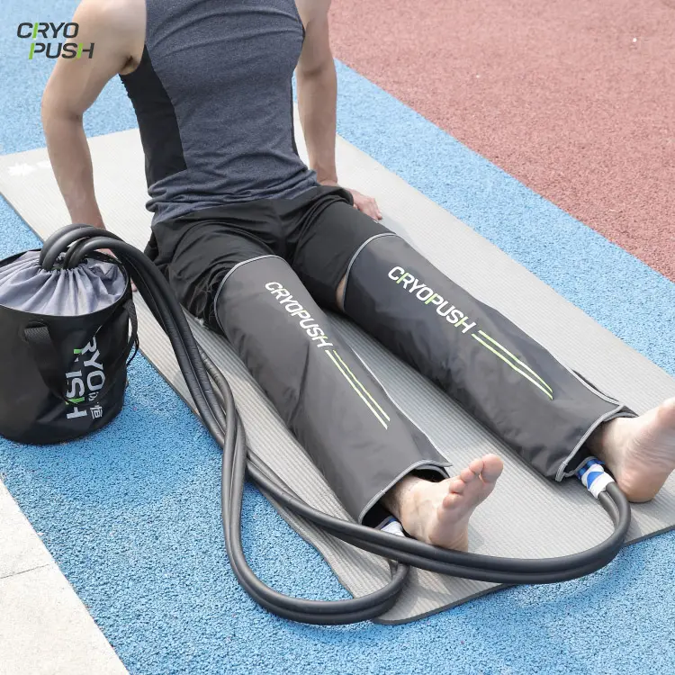 Profession elle Kälte therapie Reduzieren Sie Schwellungen Entzündung Cryo Compression Bein massage stiefel für die Sport wiederherstellung