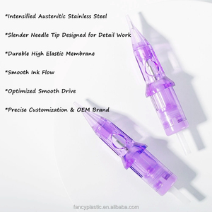 เข็มซิลิโคนสำหรับสักคิ้วปากถาวร ยี่ห้อ <span class=keywords><strong>FANCY</strong></span> แบบใช้แล้วทิ้ง คุณภาพระดับมืออาชีพ ขนาด 0.3-0.7 มม. แบบนาโน/ไมโครเทเปอร์ ผ่านการฆ่าเชื้อแล้ว - Product Image 1
