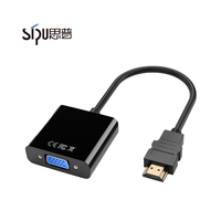 HDMI VGA HD 4K adaptör kablosu yerleştirme istasyonu için SIPU tip-c 2-in-1 dönüştürücü