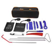 Kit d'outils de déverrouillage de voiture 15 pièces, ensemble de crochets de serrurier automobile Slim Jim d'urgence