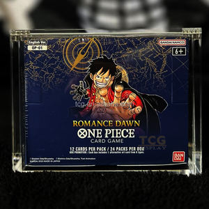 TCG vente en gros de boîte de rappel anglaise transparente une pièce personnalisée OP-04 et OP-05 étui de protection d'affichage en acrylique de qualité supérieure pour l'affichage uniquement - Product Image 3