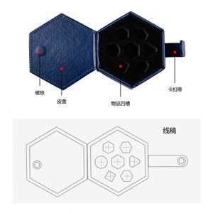 Sacs de rangement imprimés avec logo créatif, spécialement conçus pour les dés de D&D et les accessoires de jeux de table - Product Image 3