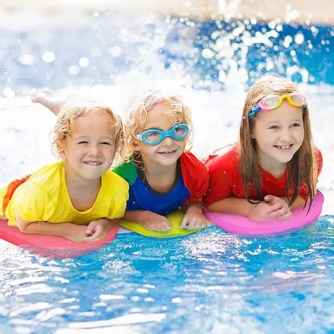 3 uds espuma EVA natación tamaño personalizado niños EVA natación práctica equipo auxiliar placa flotante tablero Kickboard