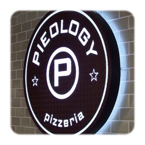 store round outdoor light box front sign outdoor once sided custom slim led light box sign