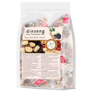 Thé aux Cinq Trésors de Ginseng, Jujube Rouge, Baies de Goji, Maca, Mûre et Polygonatum pour Booster l'Énergie – 30 Sachets – Fournisseur Direct Usine – OEM - Product Image 1