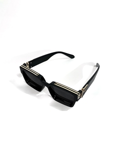LMA 86229 Gafas de Sol de Moda para Hombre y Mujer, Marca Millionaire, Color Negro, Cuadradas, de Alta Calidad, con Protección UV400 - Product Image 3